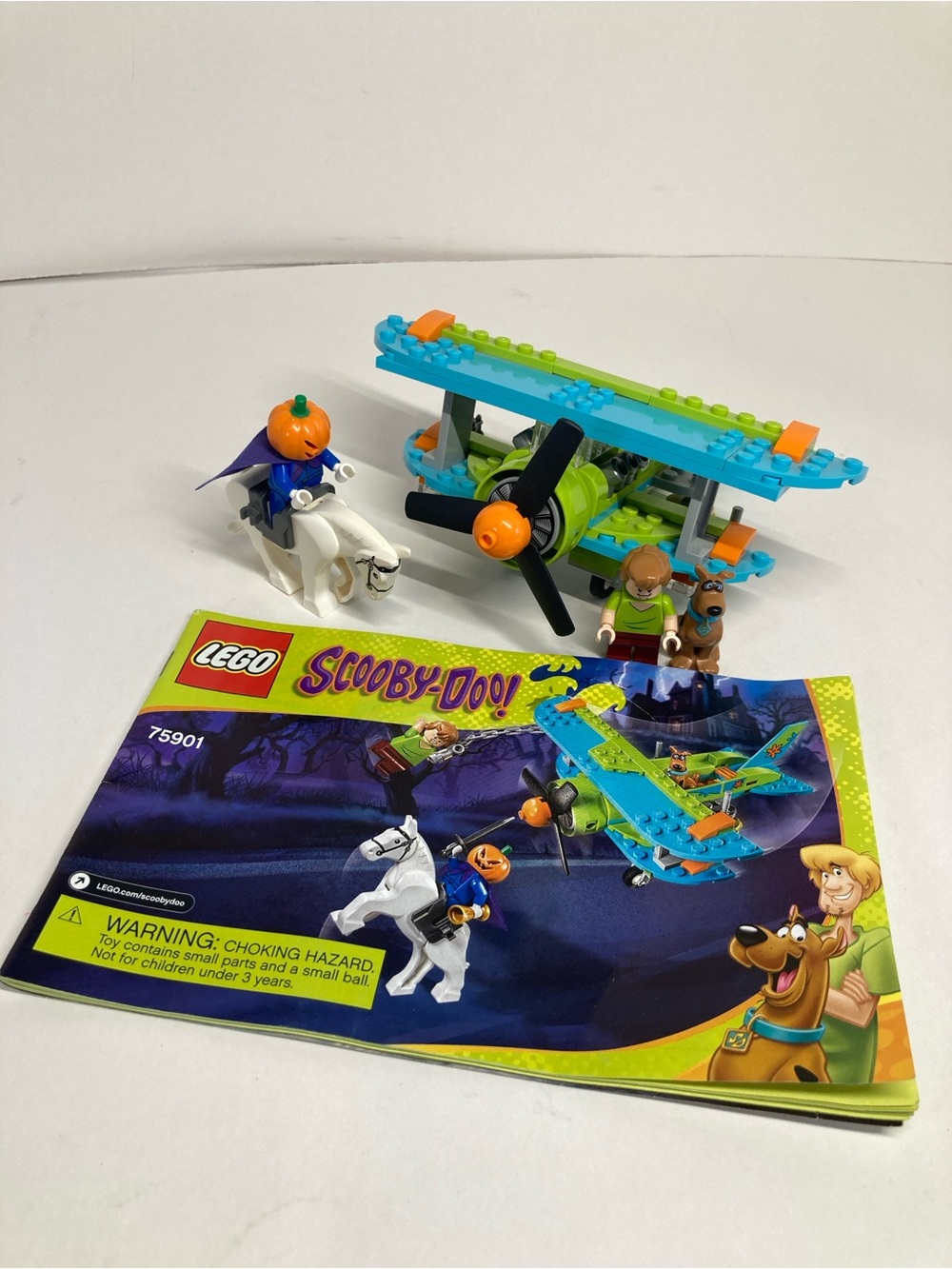 LEGO Scooby-Doo 75901 Mystery Plane Adventures Near Complete With Manual